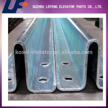 Safety parts elevator hollow guide rail for counter weight